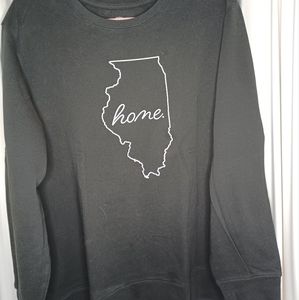 Black Illinois Home sweatshirt 3X
